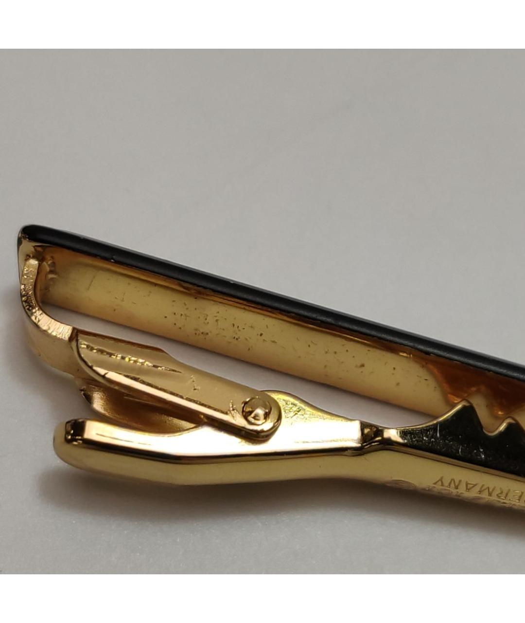 CHRISTIAN DIOR Черные металлические запонки, фото 5