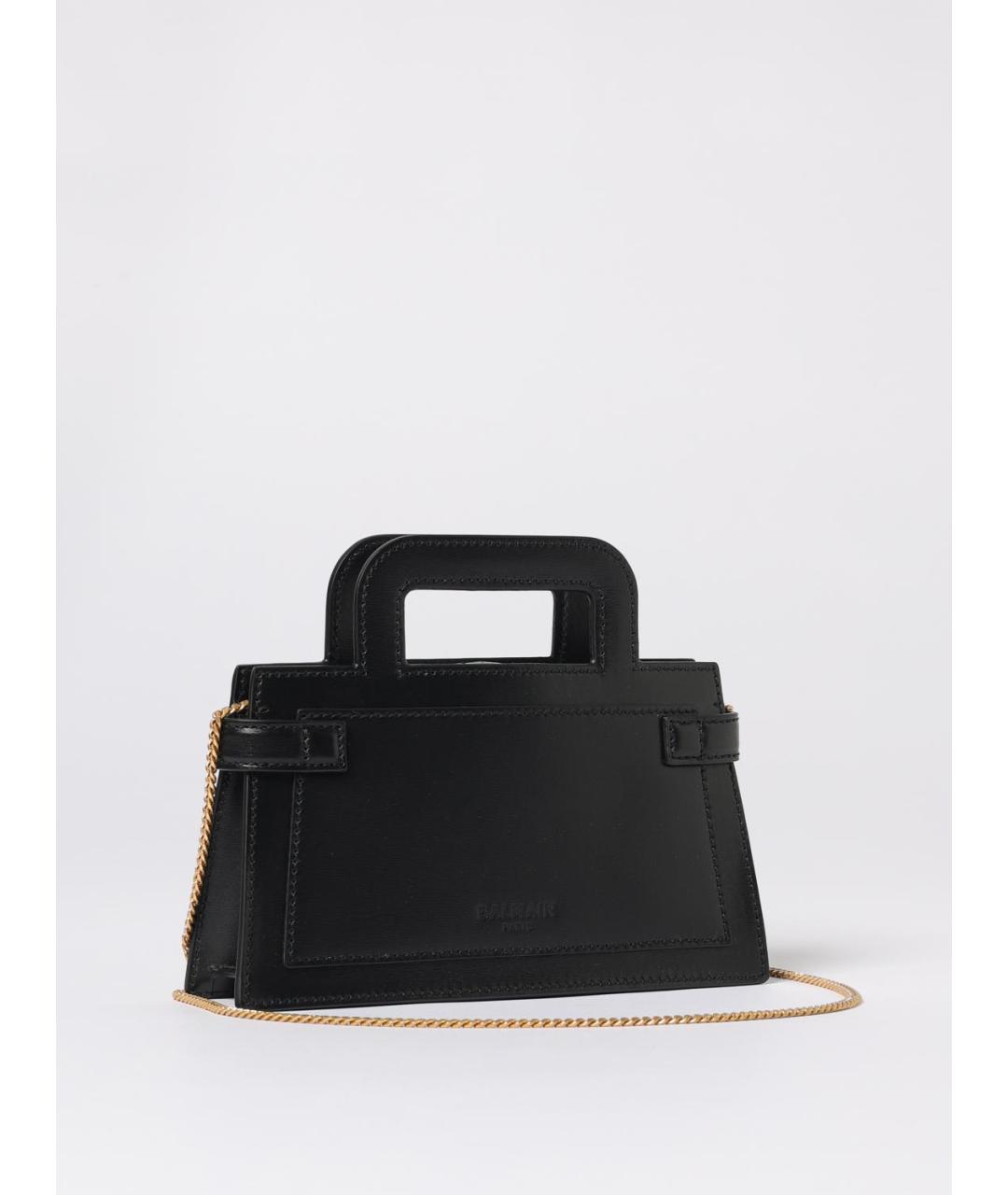 BALMAIN Черная хлопковая сумка с короткими ручками, фото 2
