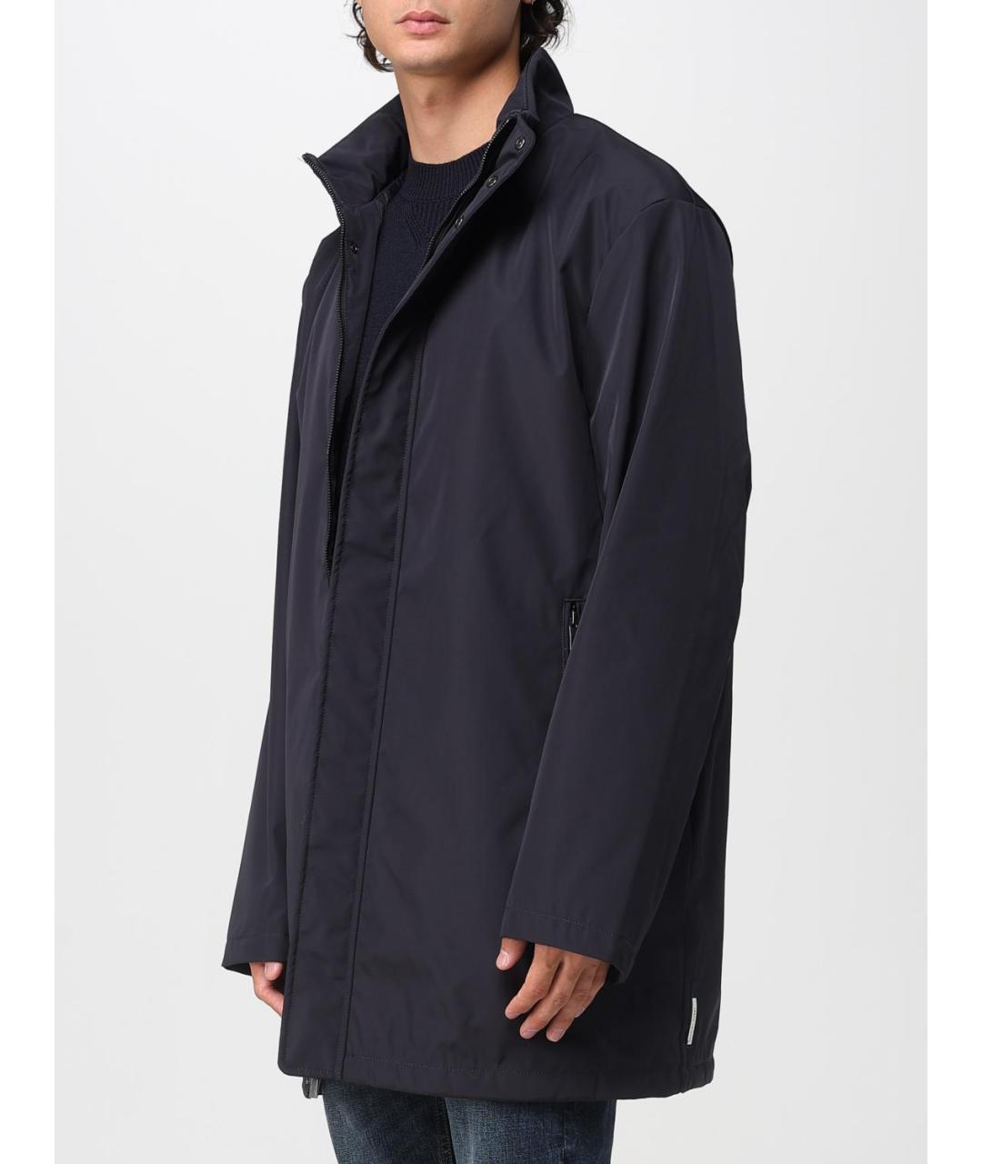 ARMANI EXCHANGE Синяя полиэстеровая куртка, фото 3