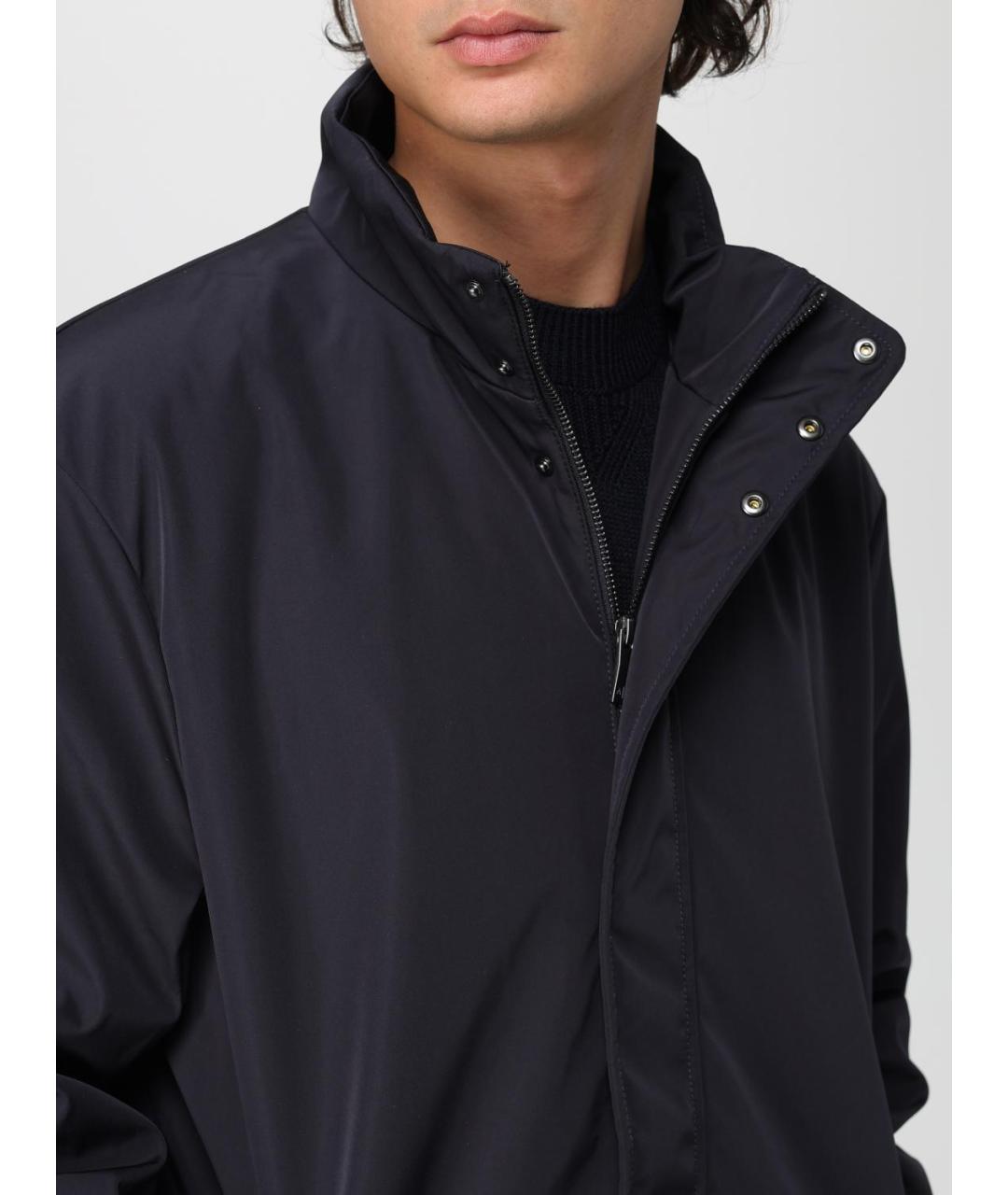 ARMANI EXCHANGE Синяя полиэстеровая куртка, фото 4