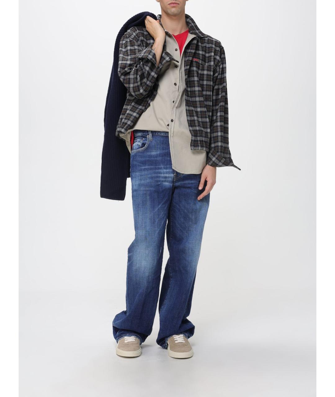 DSQUARED2 Красная хлопковая футболка, фото 2