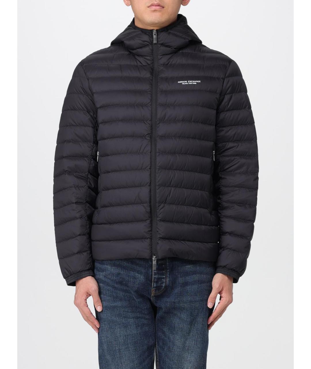 ARMANI EXCHANGE Черная полиамидовая куртка, фото 5