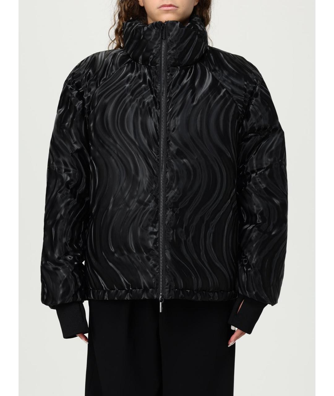 ARMANI EXCHANGE Черный полиэстеровый пуховик, фото 2