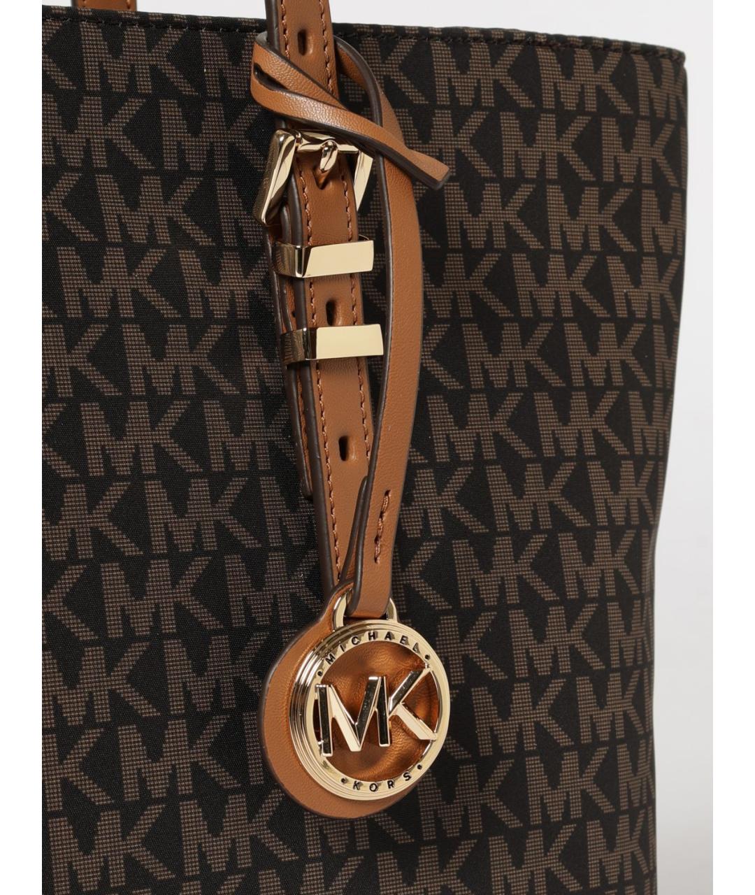 MICHAEL KORS Коричневая сумка тоут, фото 3