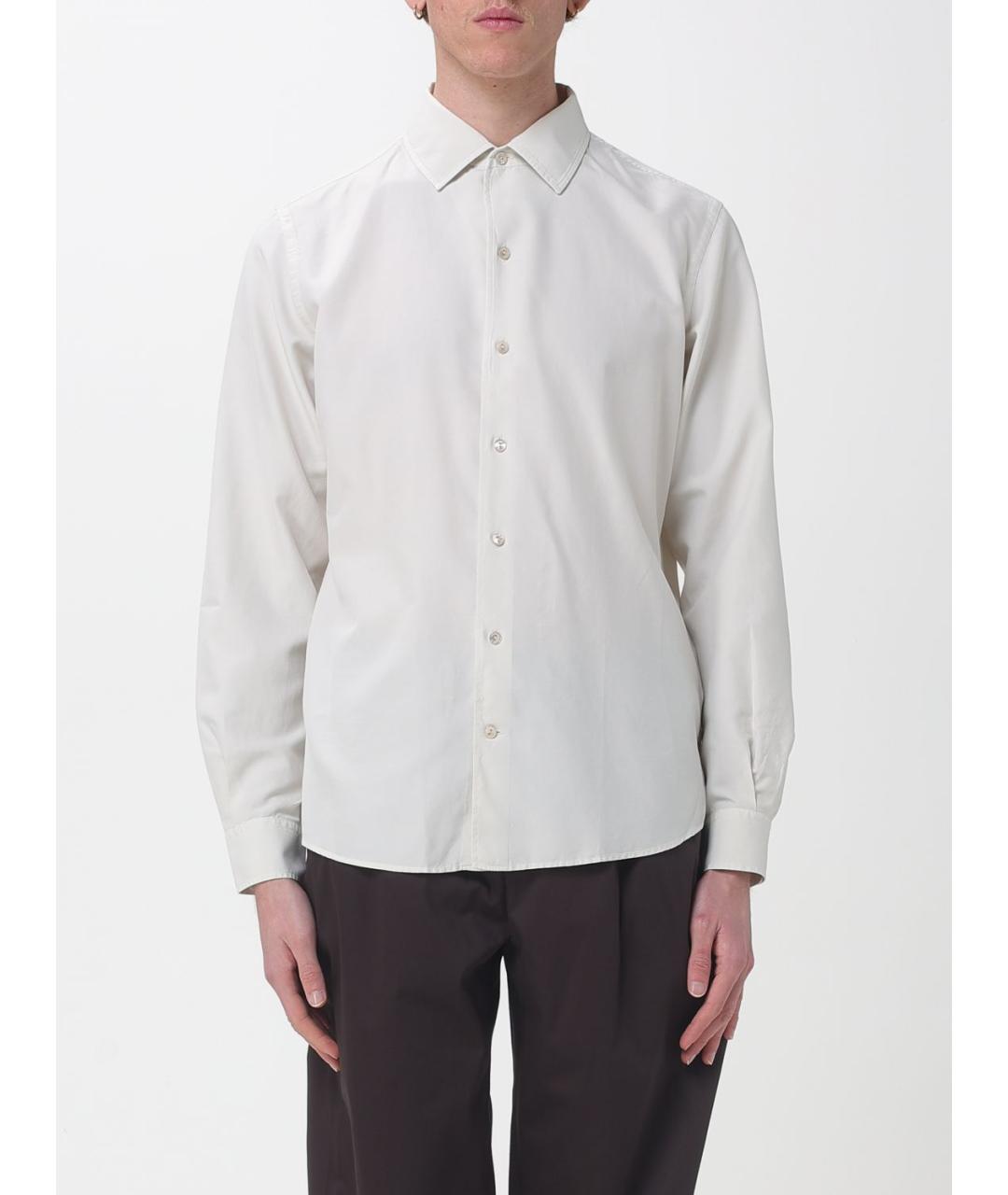 AGNONA Серая хлопковая кэжуал рубашка, фото 6
