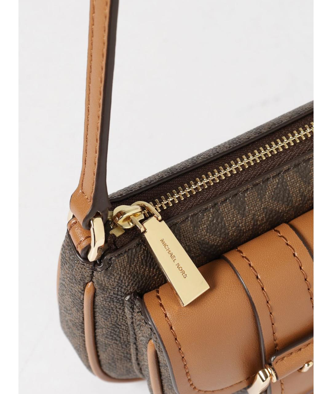 MICHAEL KORS Коричневая сумка через плечо, фото 3