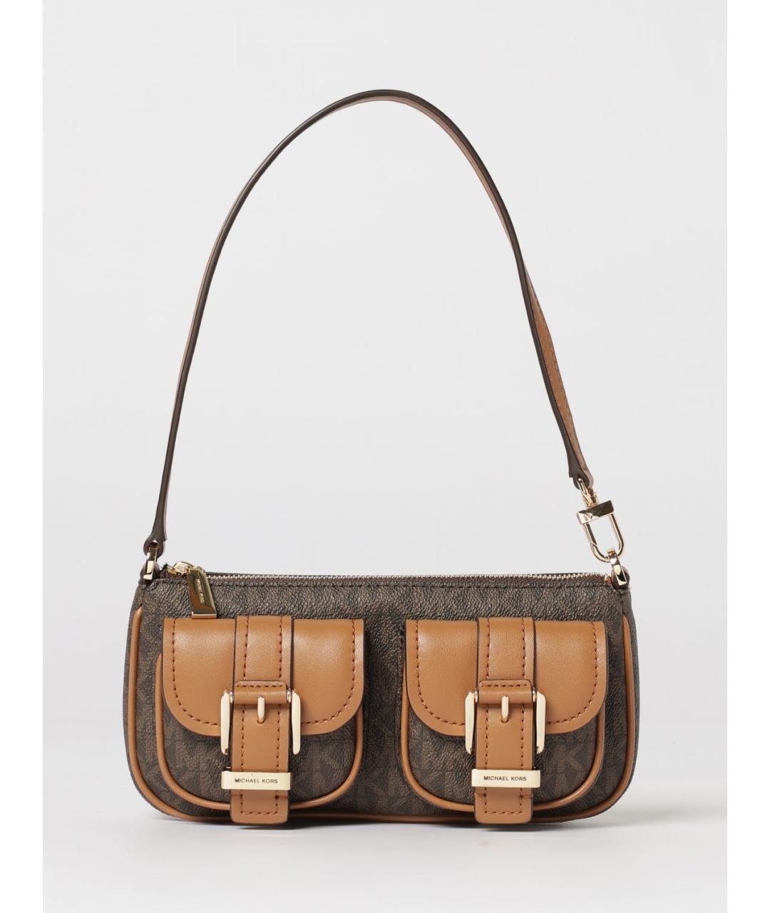 MICHAEL KORS Коричневая сумка через плечо, фото 4