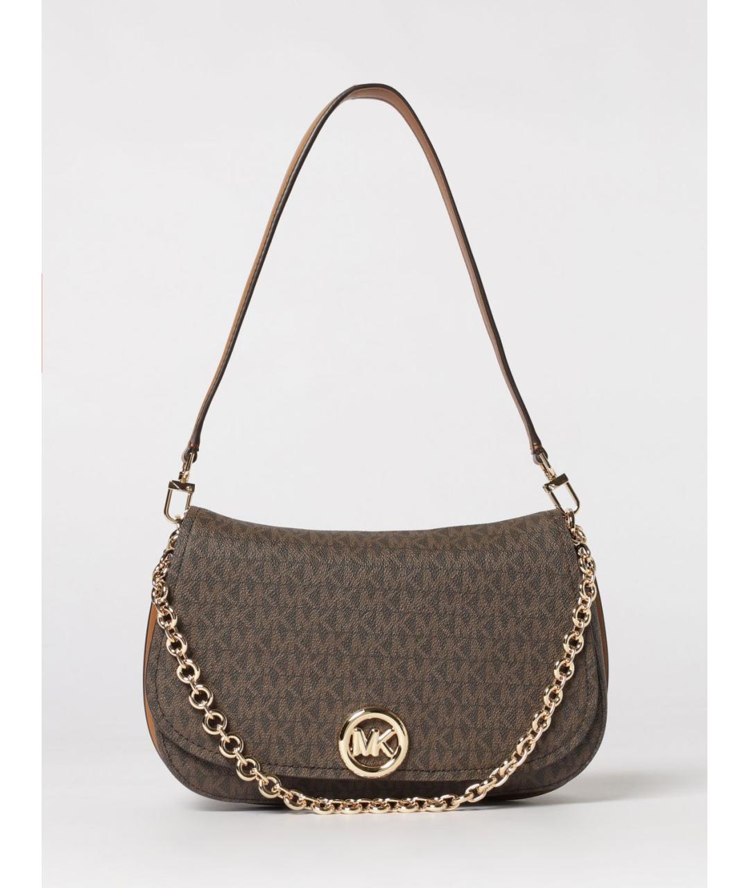 MICHAEL KORS Коричневая сумка через плечо, фото 4