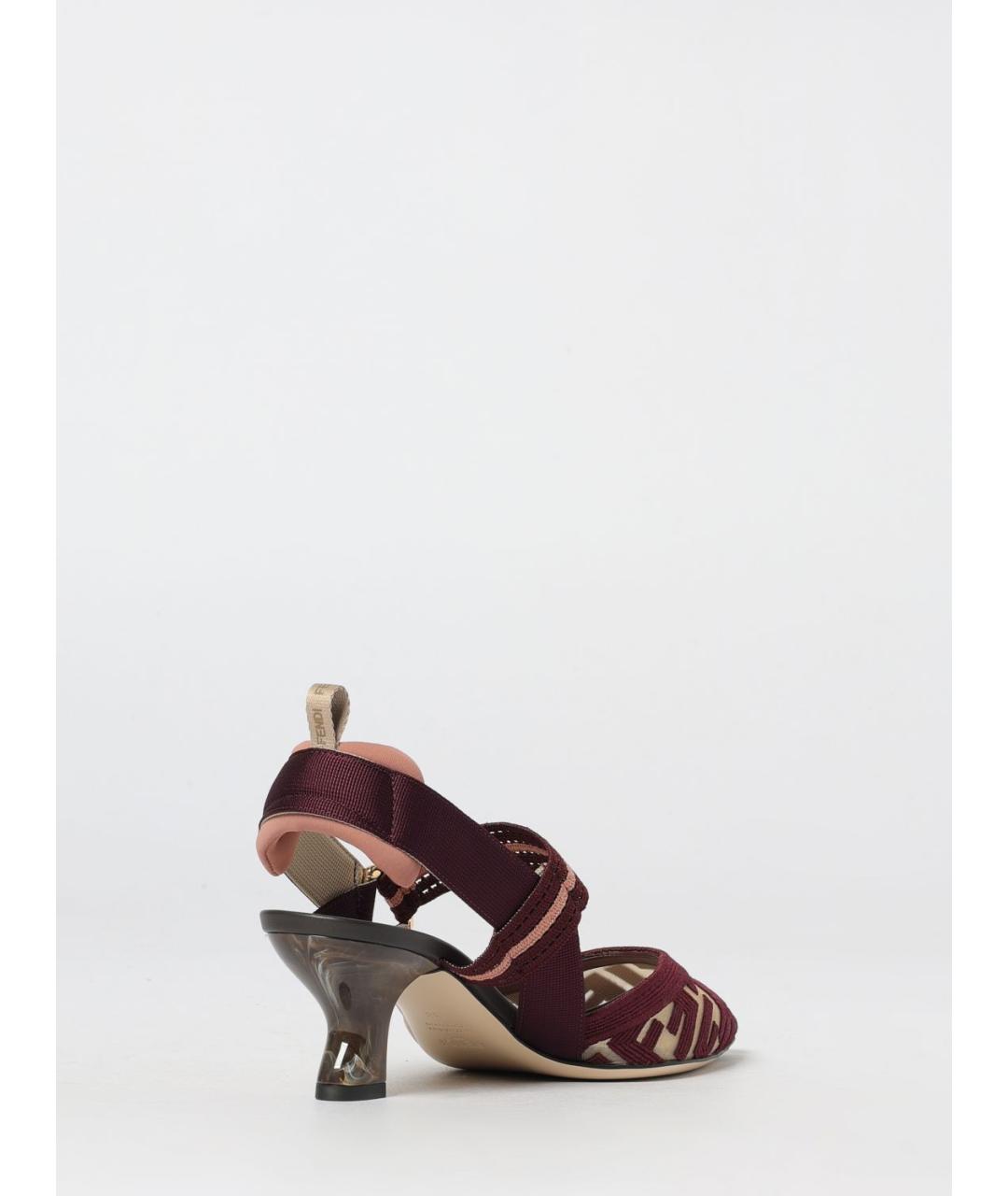 FENDI Красные туфли, фото 3