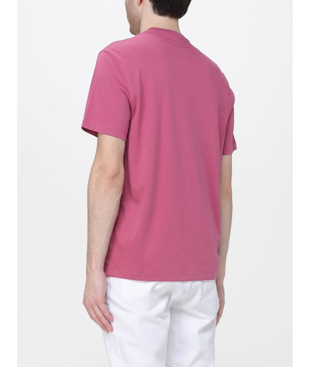 MICHAEL KORS Розовая хлопковая футболка, фото 2
