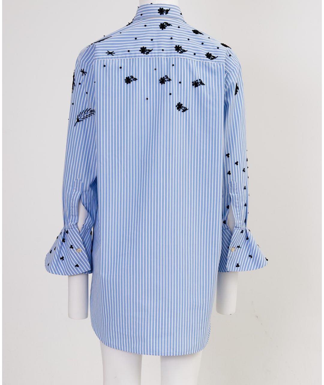 VALENTINO Голубая хлопковая рубашка, фото 2