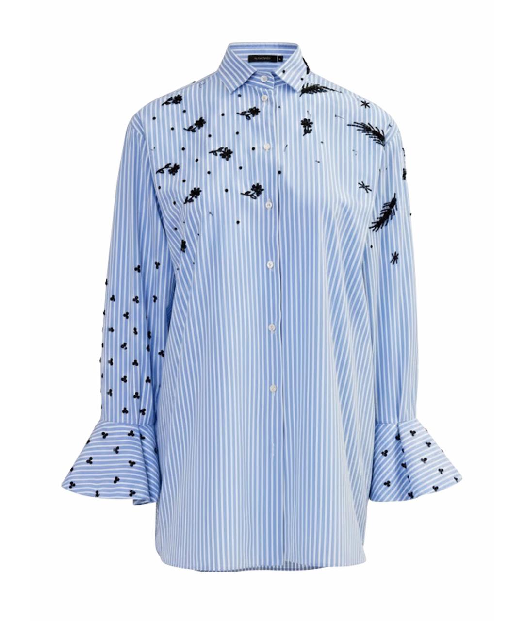 VALENTINO Голубая хлопковая рубашка, фото 1