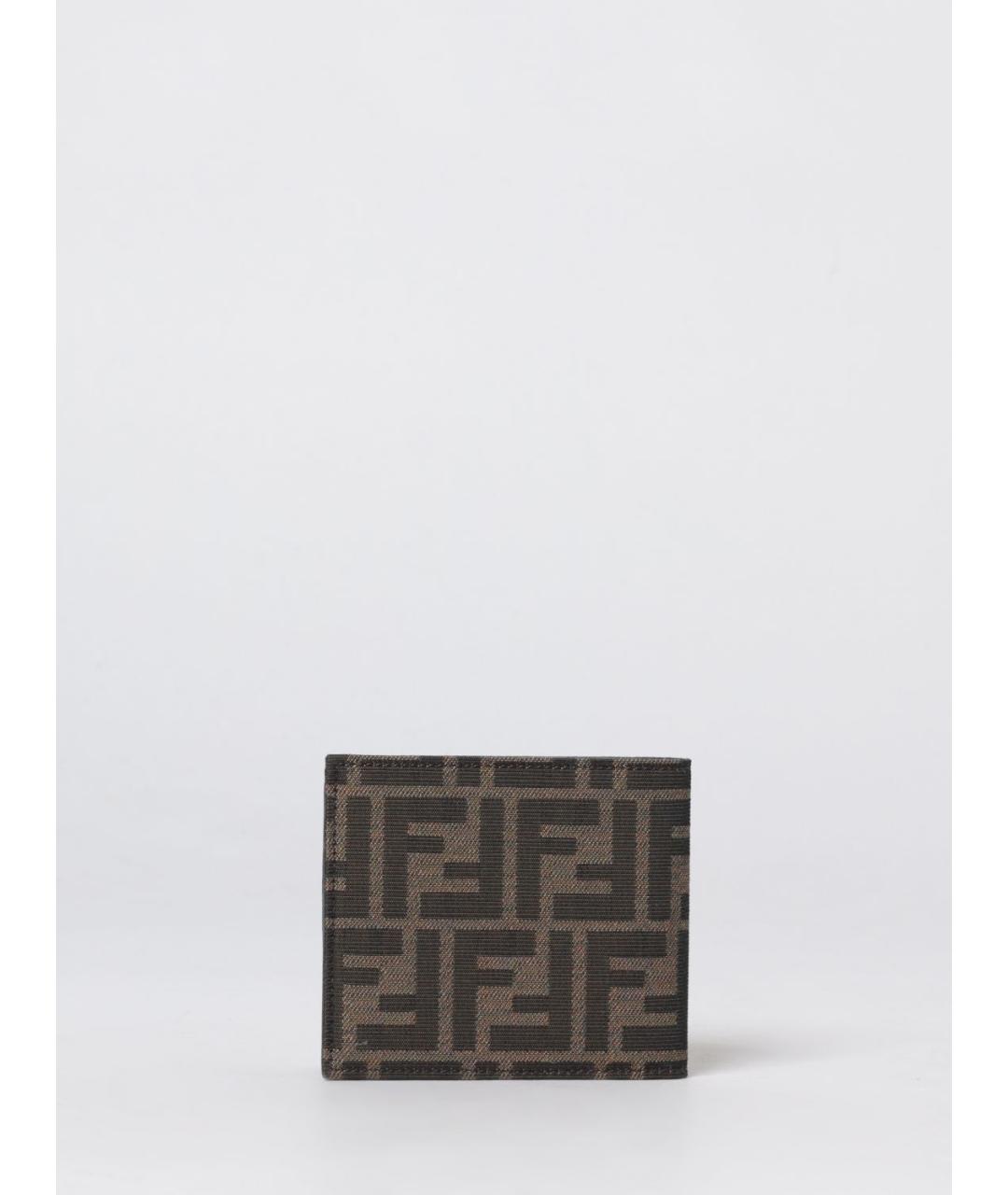 FENDI Коричневый кошелек, фото 3