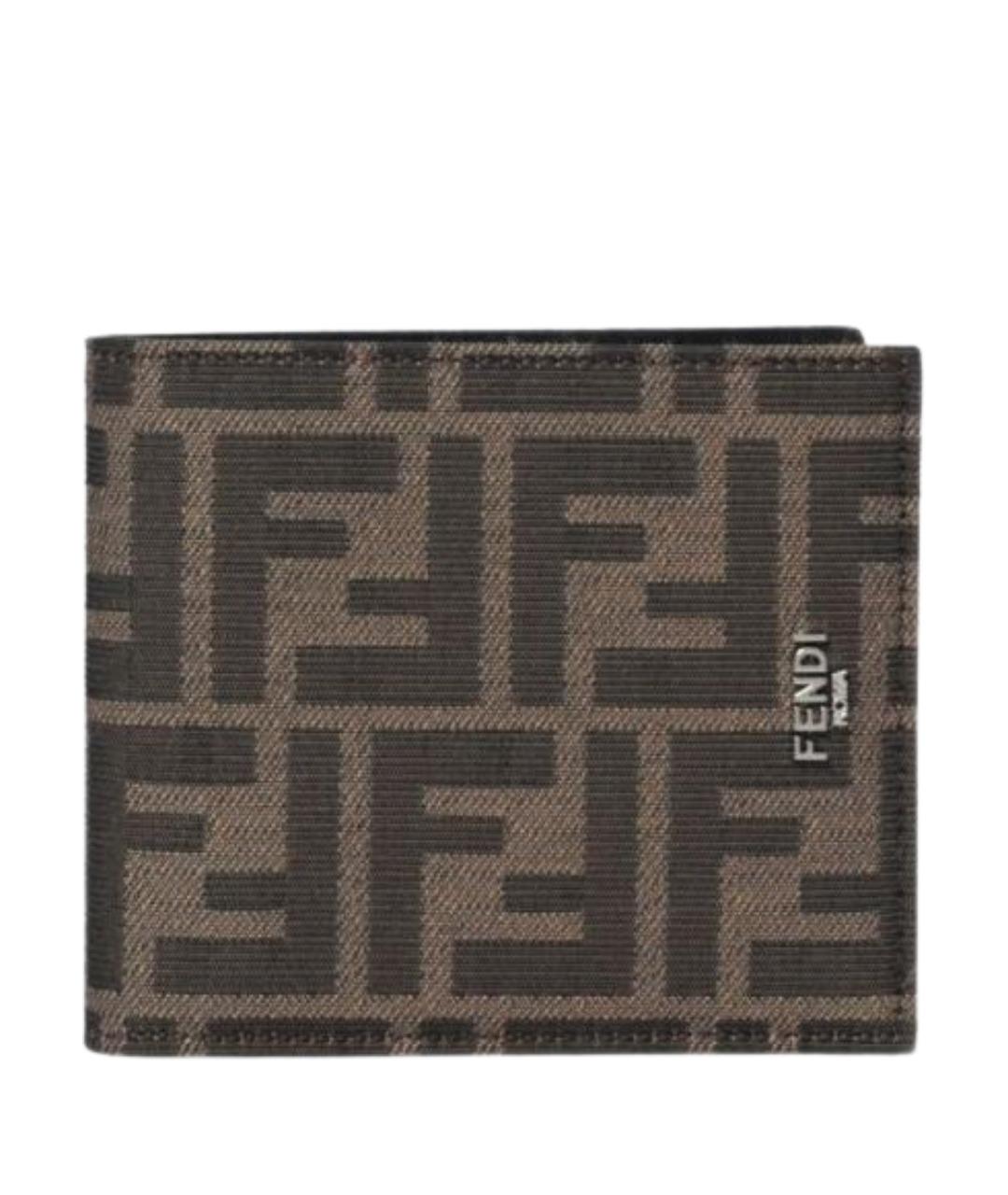 FENDI Коричневый кошелек, фото 1
