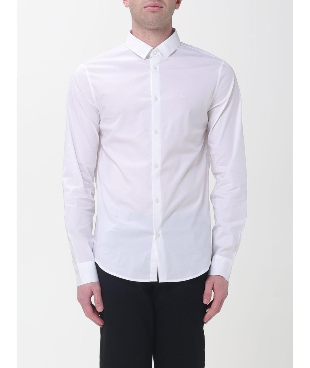 ARMANI EXCHANGE Белая кэжуал рубашка, фото 4