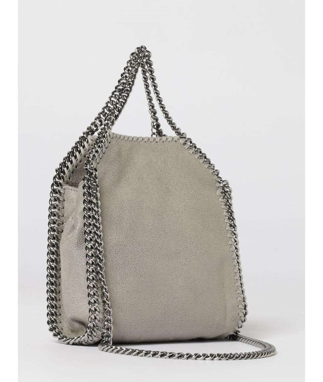 STELLA MCCARTNEY Серая сумка тоут из искусственной кожи, фото 3