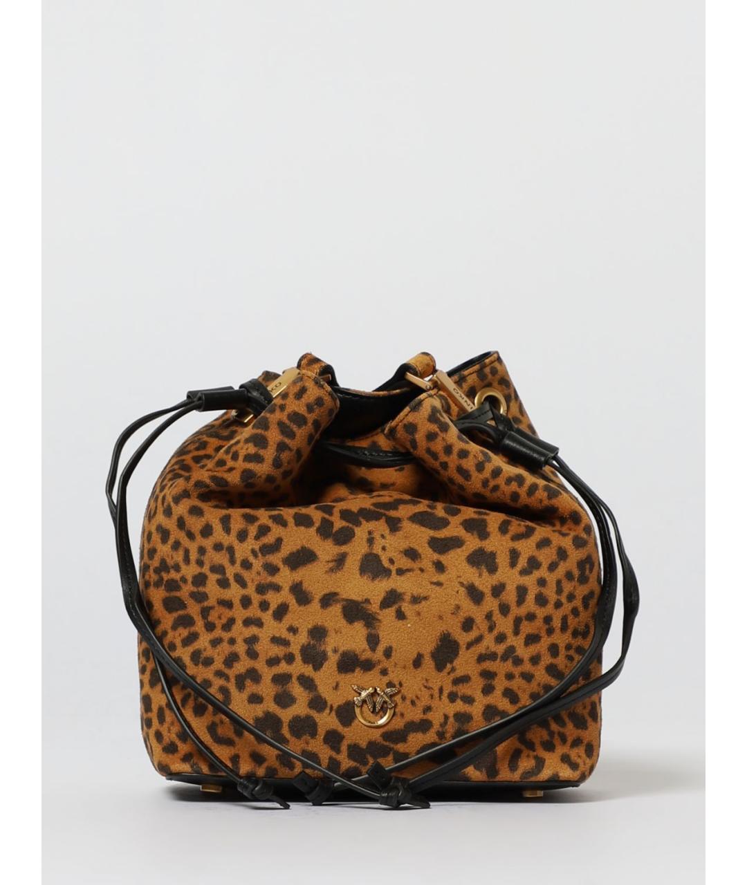 PINKO Бежевая кожаная сумка тоут, фото 4