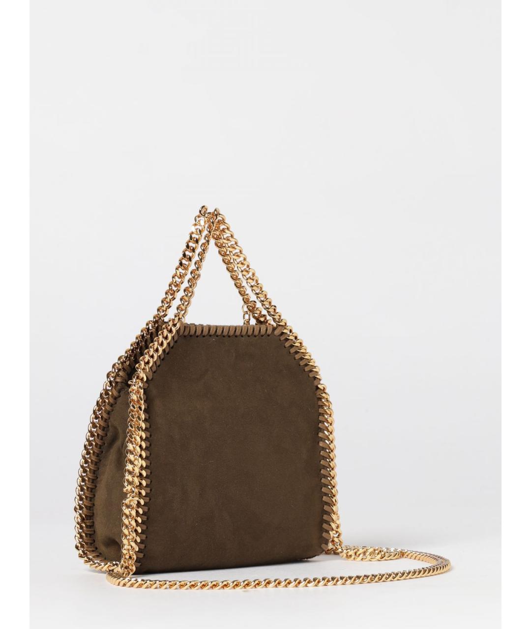 STELLA MCCARTNEY Коричневая сумка тоут из искусственной кожи, фото 3