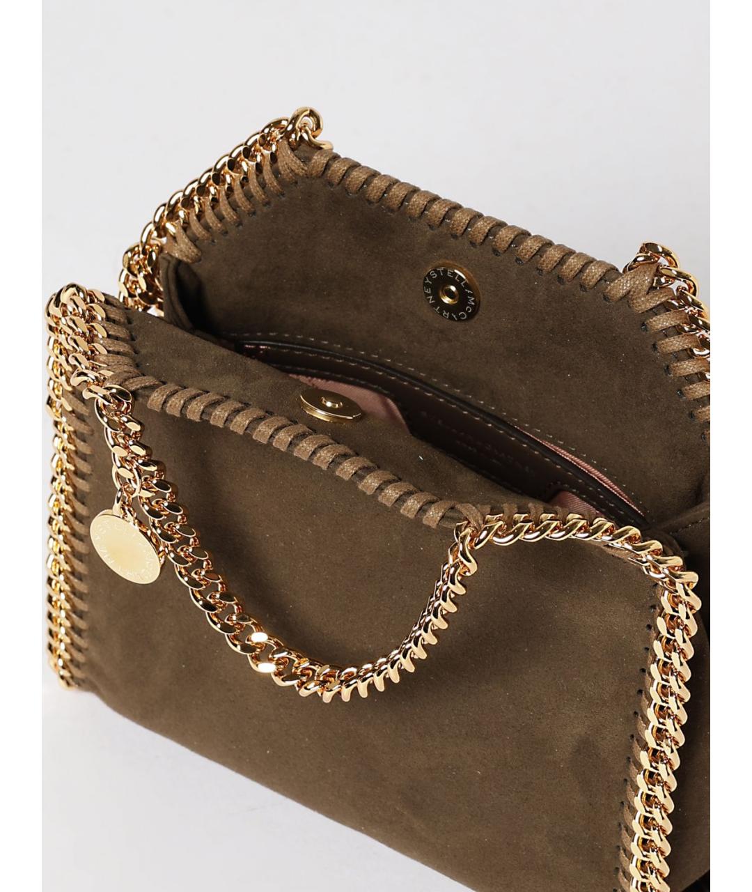 STELLA MCCARTNEY Коричневая сумка тоут из искусственной кожи, фото 5