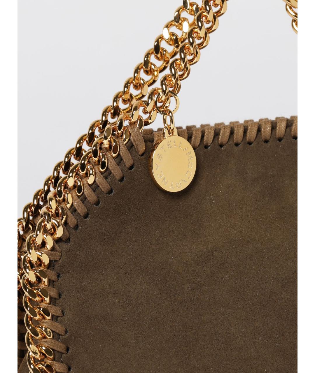 STELLA MCCARTNEY Коричневая сумка тоут из искусственной кожи, фото 4