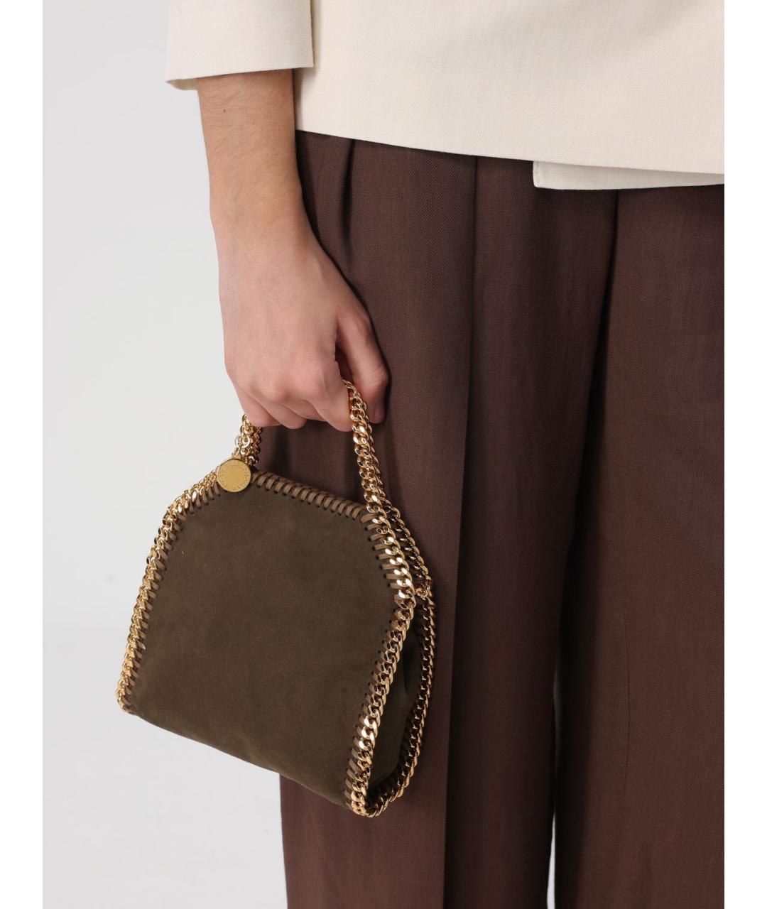 STELLA MCCARTNEY Коричневая сумка тоут из искусственной кожи, фото 2