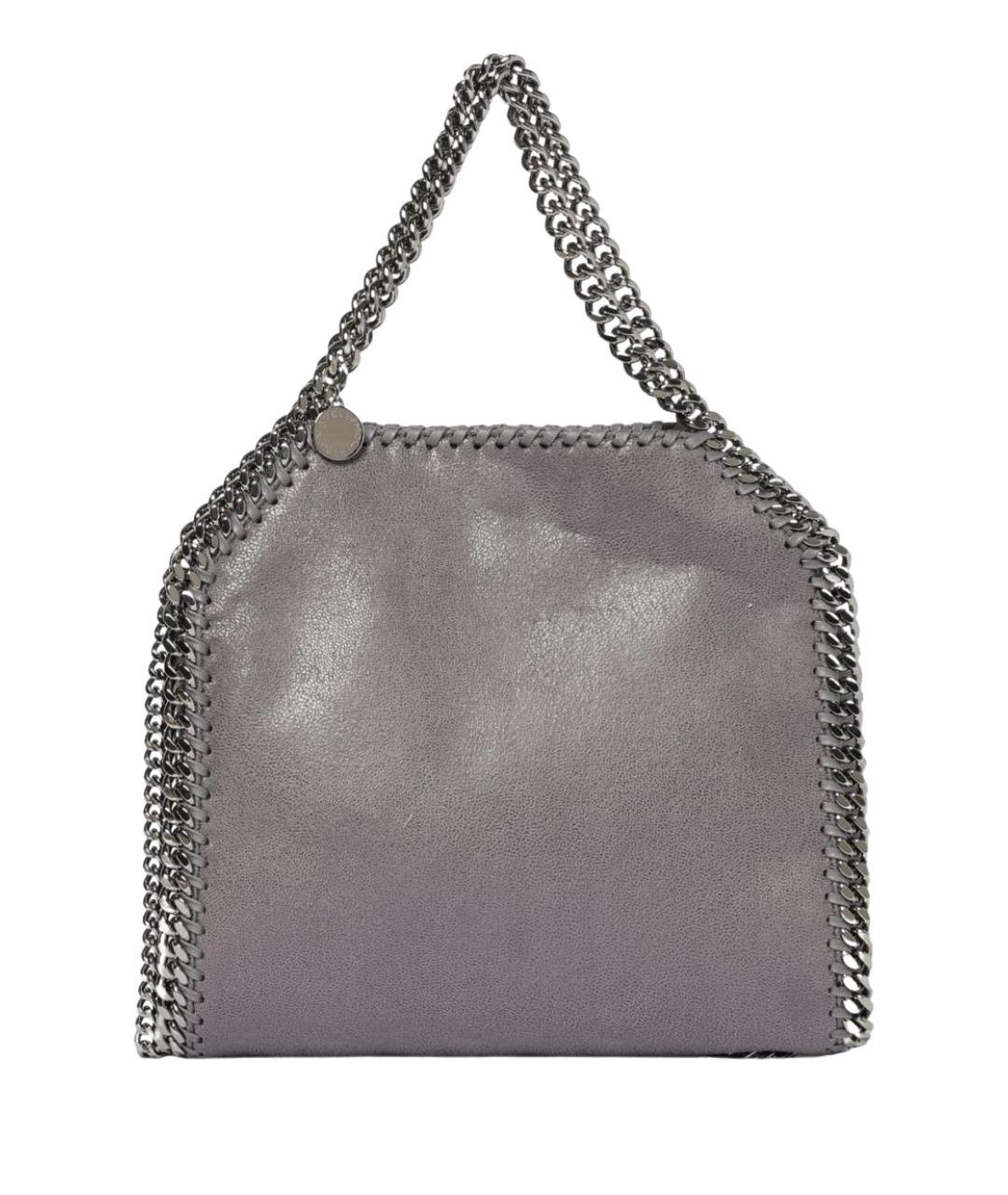 STELLA MCCARTNEY Серая сумка тоут из искусственной кожи, фото 1