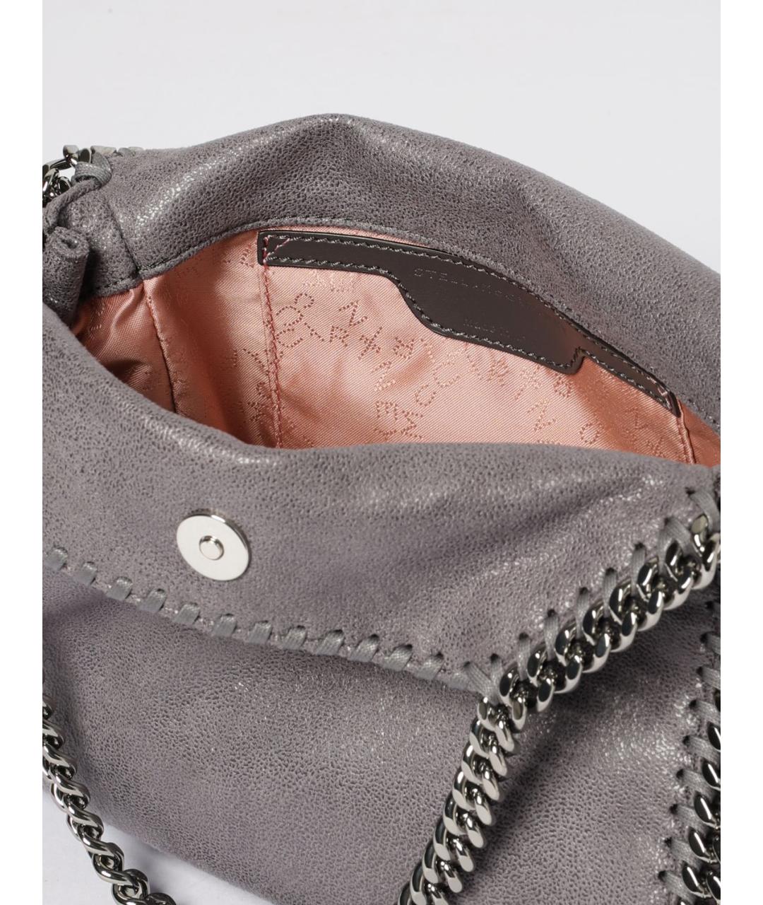 STELLA MCCARTNEY Серая сумка тоут из искусственной кожи, фото 5