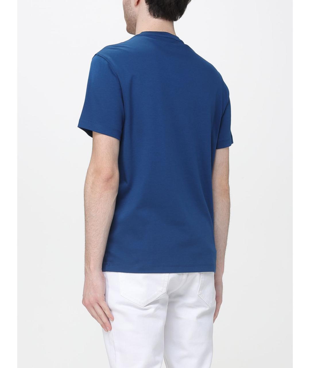 MICHAEL KORS Синяя хлопковая футболка, фото 2