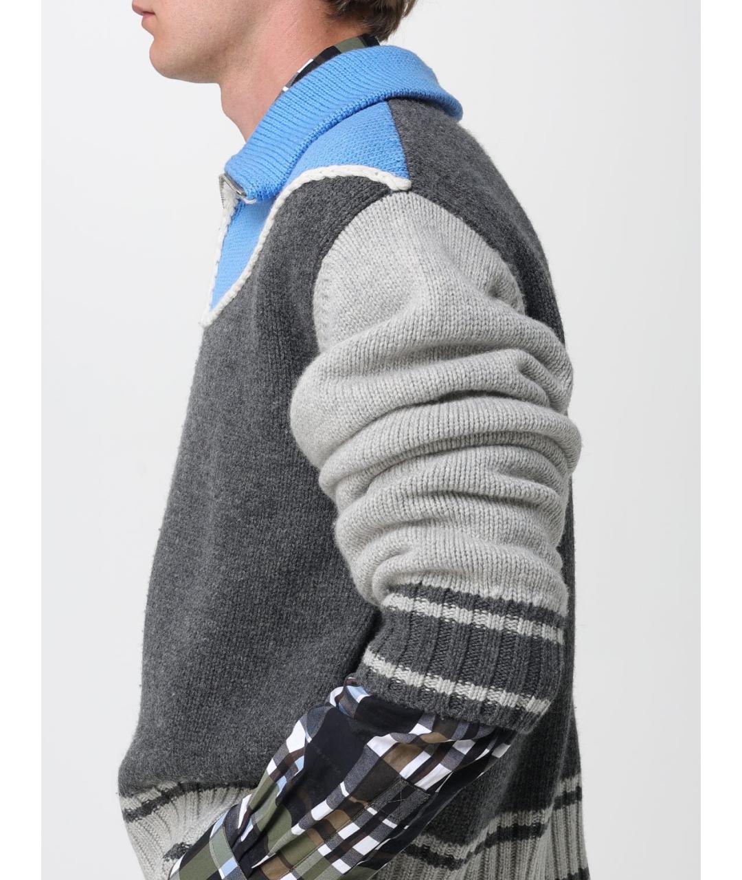 BOTTEGA VENETA Мульти шерстяной кардиган, фото 5