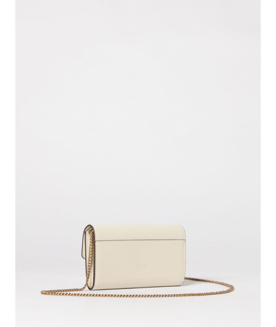 PINKO Белая кожаная сумка через плечо, фото 2