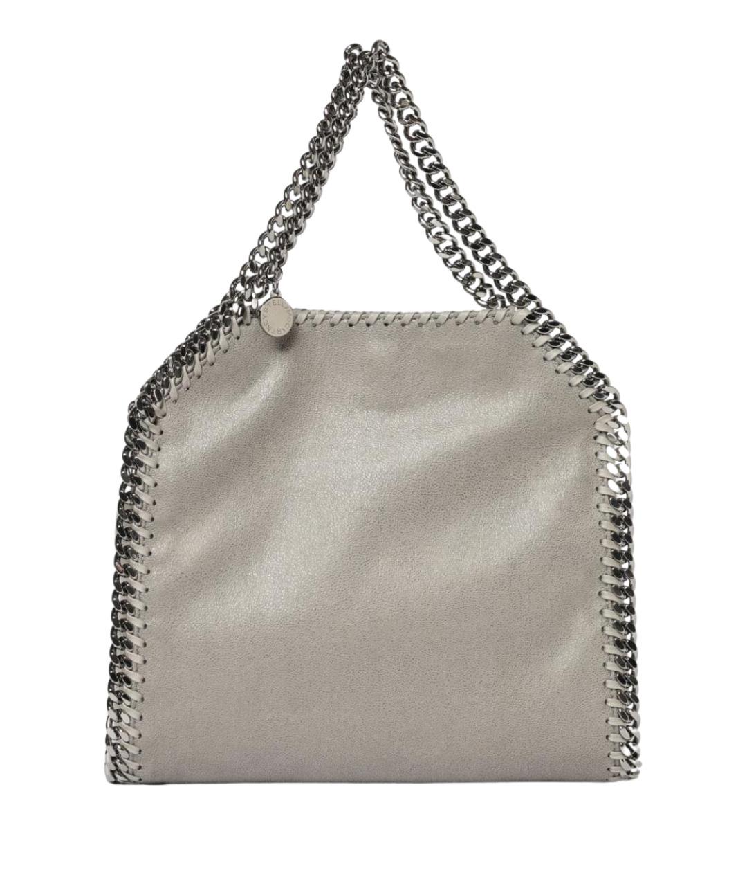 STELLA MCCARTNEY Серая сумка тоут из искусственной кожи, фото 1