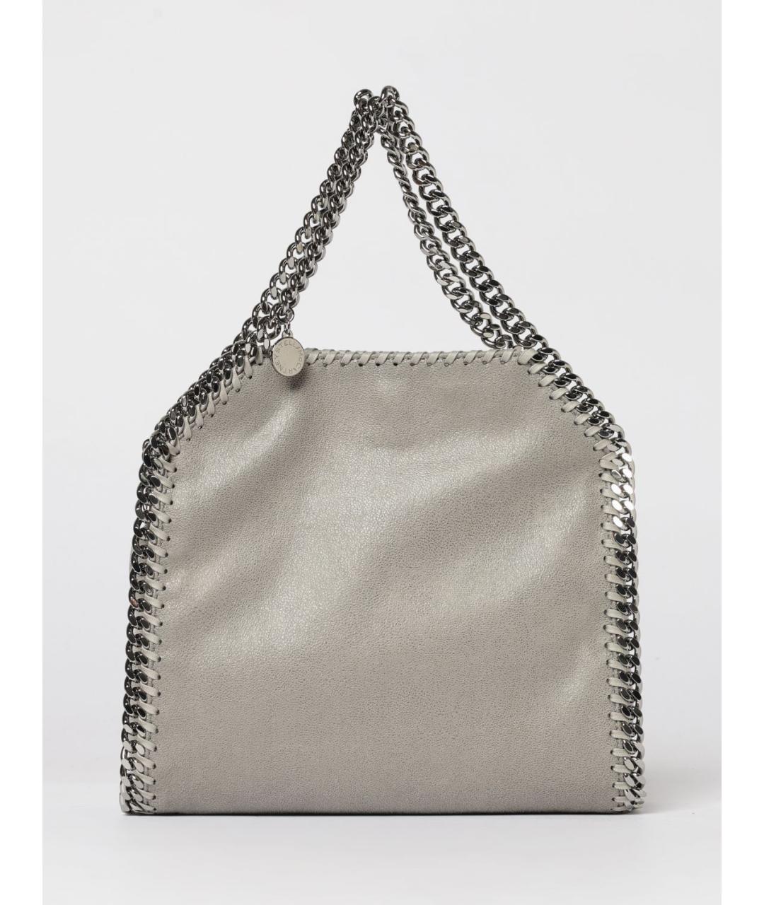 STELLA MCCARTNEY Серая сумка тоут из искусственной кожи, фото 6