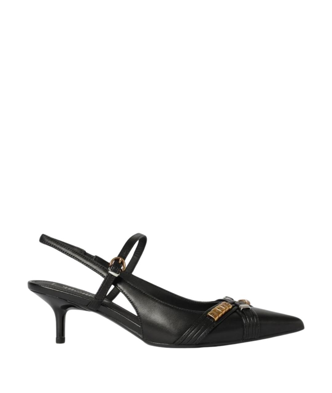 PINKO Черные кожаные туфли, фото 1