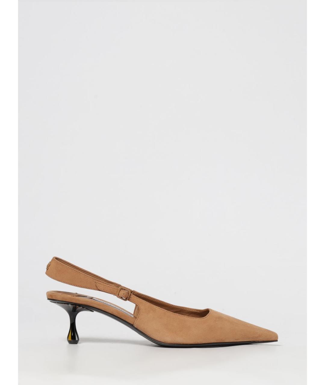 JIMMY CHOO Бежевые кожаные туфли, фото 4