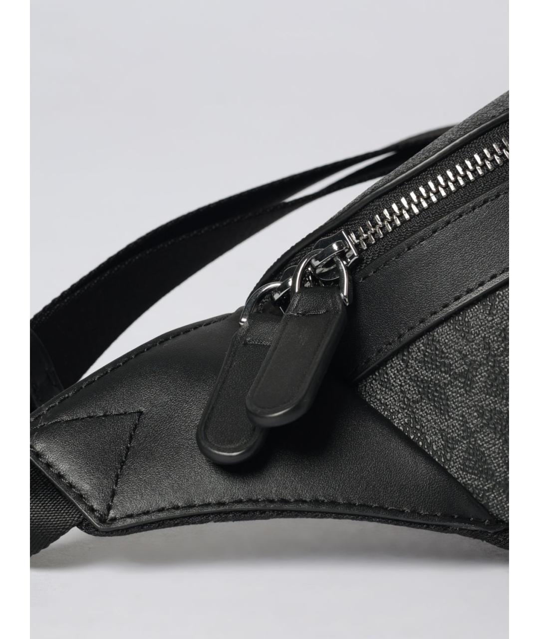 MICHAEL KORS Черная поясная сумка, фото 3