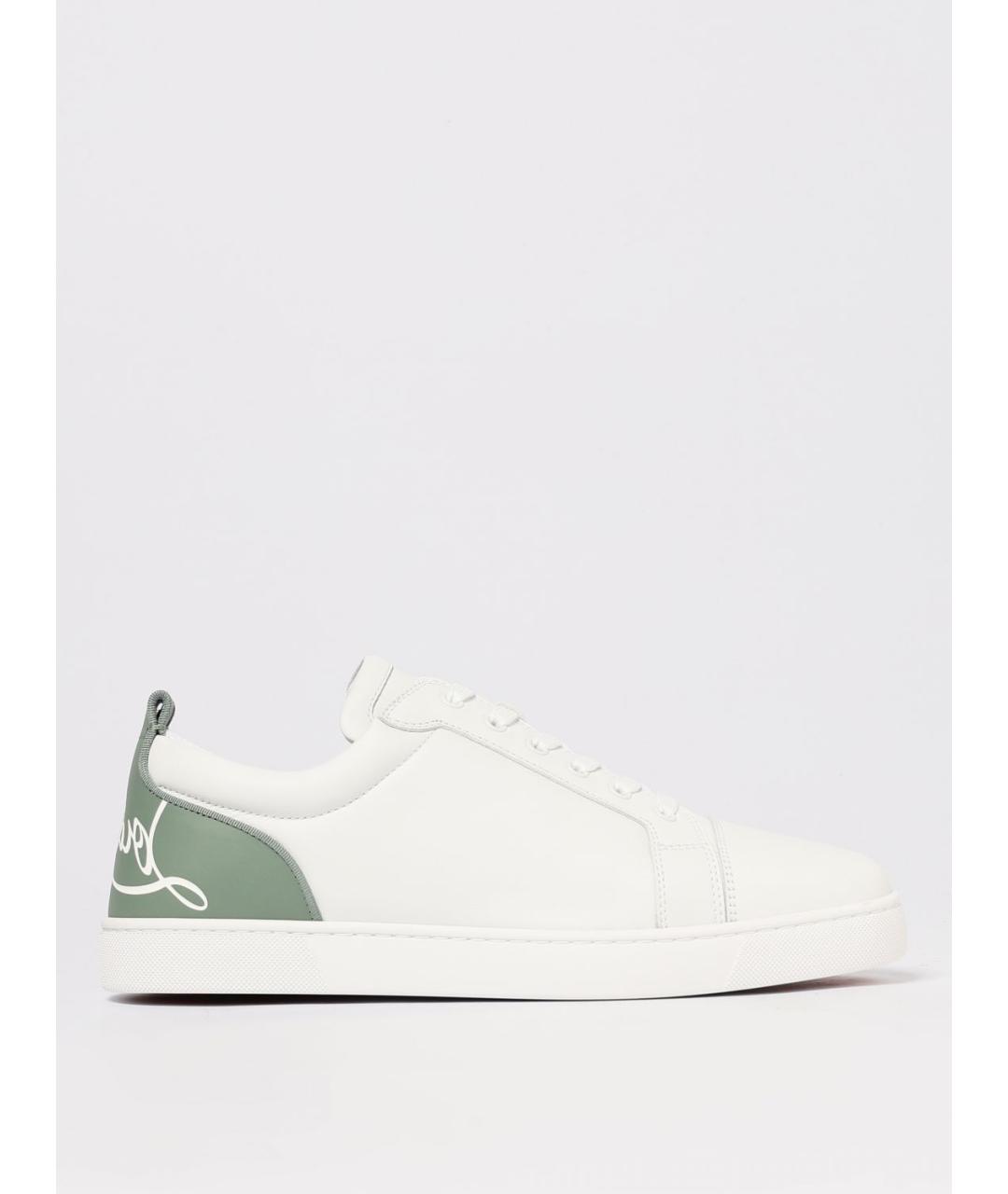 CHRISTIAN LOUBOUTIN Белые низкие кроссовки / кеды, фото 4