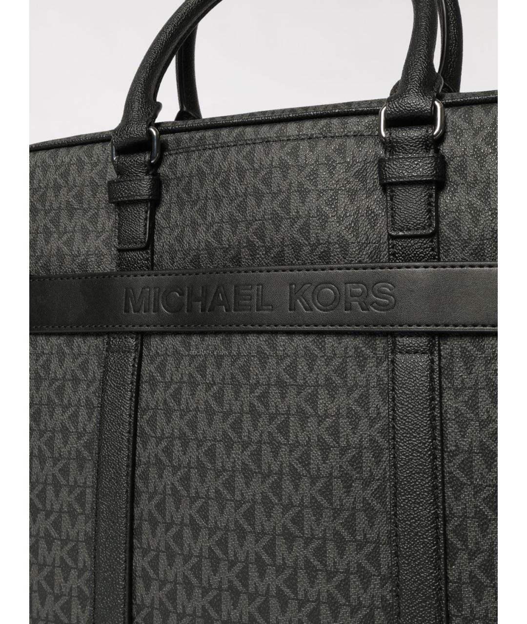 MICHAEL KORS Черный портфель, фото 3