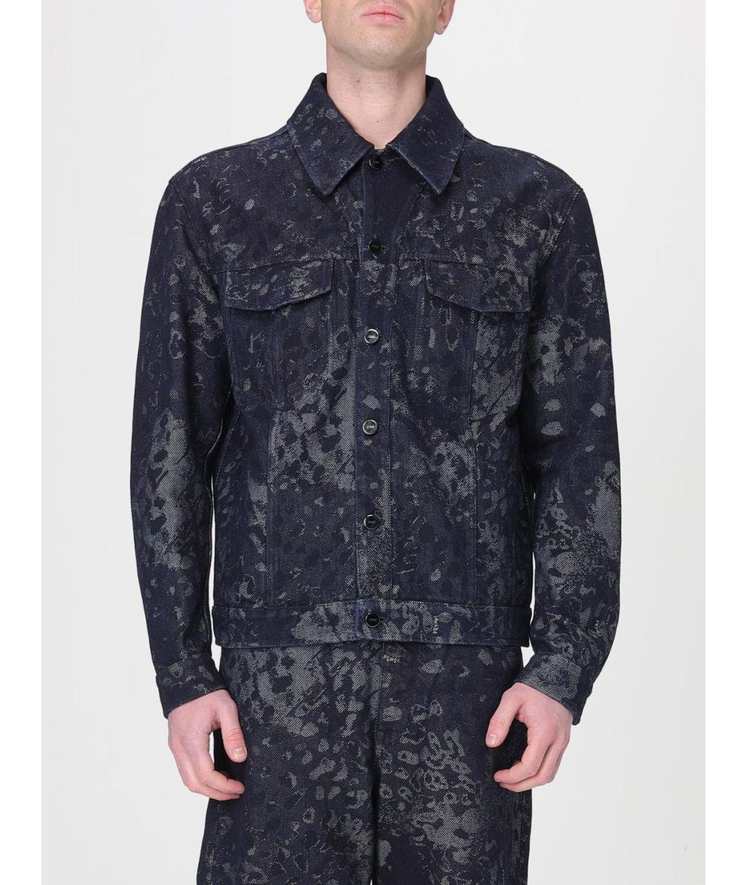 FENDI Синяя хлопковая куртка, фото 2