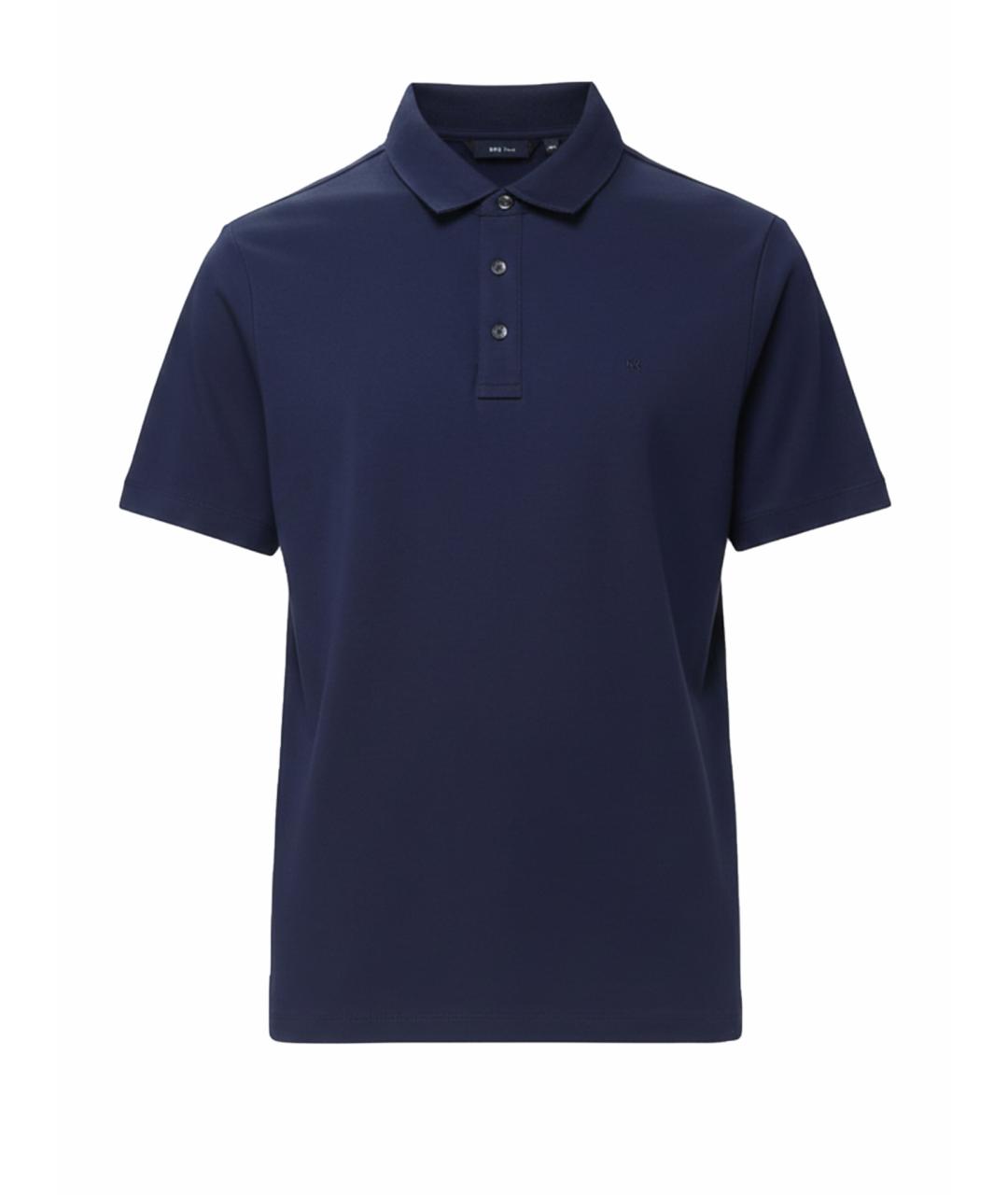 MICHAEL KORS Синее хлопковое поло с коротким рукавом, фото 1