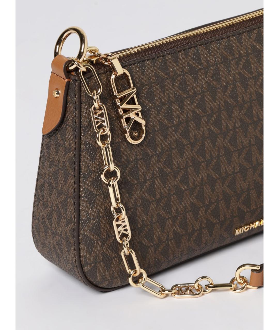 MICHAEL KORS Коричневая сумка через плечо, фото 3