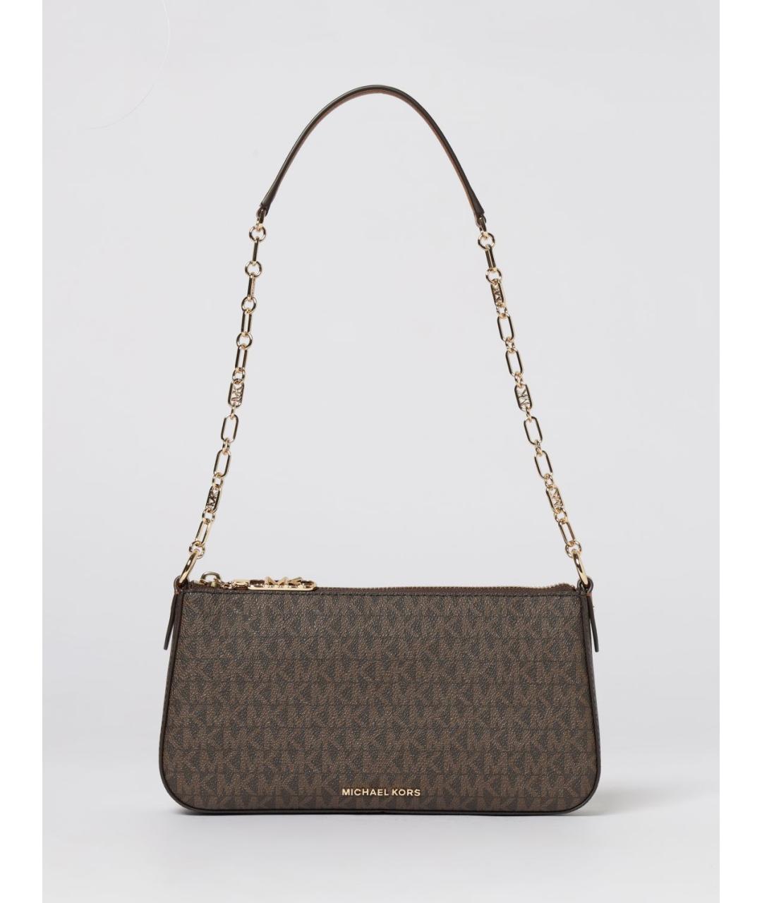 MICHAEL KORS Коричневая сумка через плечо, фото 4