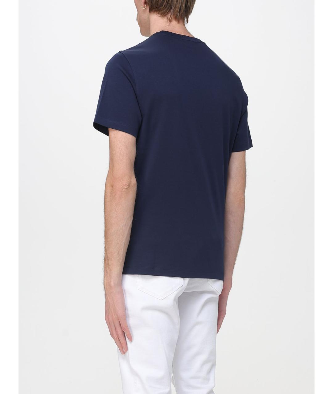 MICHAEL KORS Синяя хлопковая футболка, фото 2