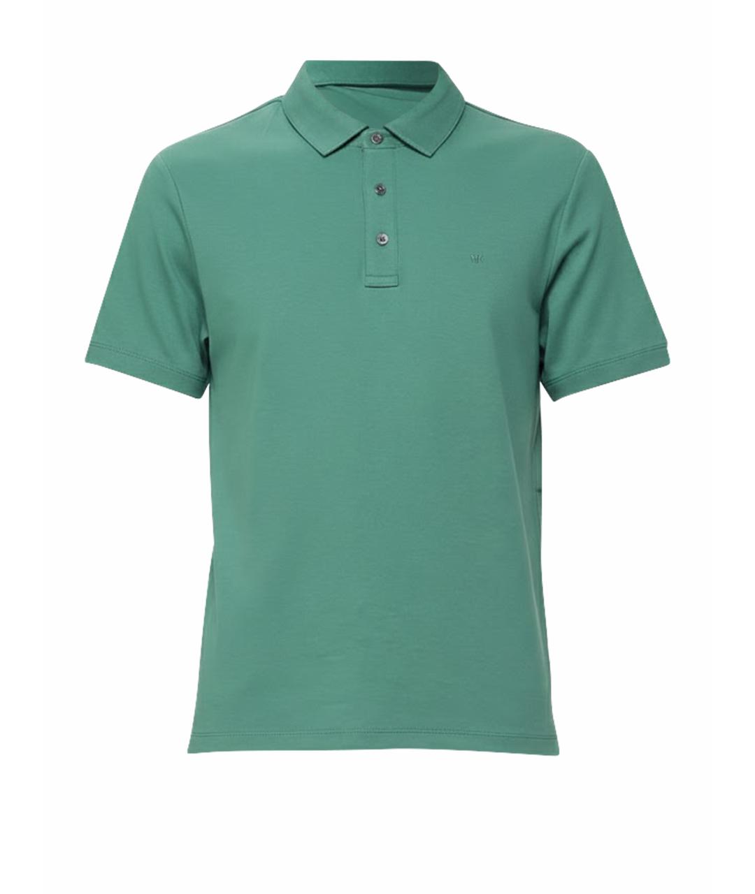 MICHAEL KORS Зеленые хлопковое поло с коротким рукавом, фото 1