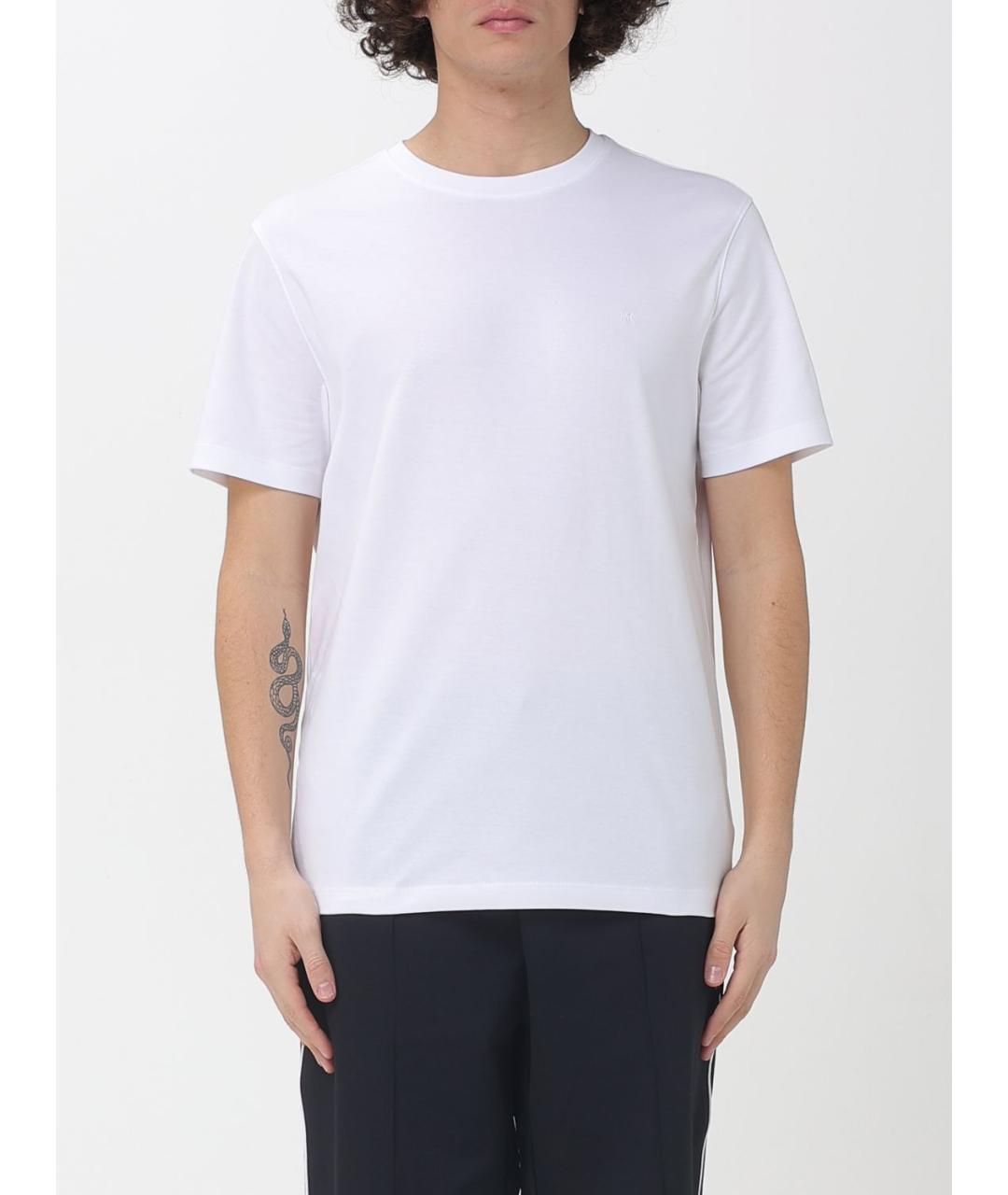 MICHAEL KORS Белая хлопковая футболка, фото 4