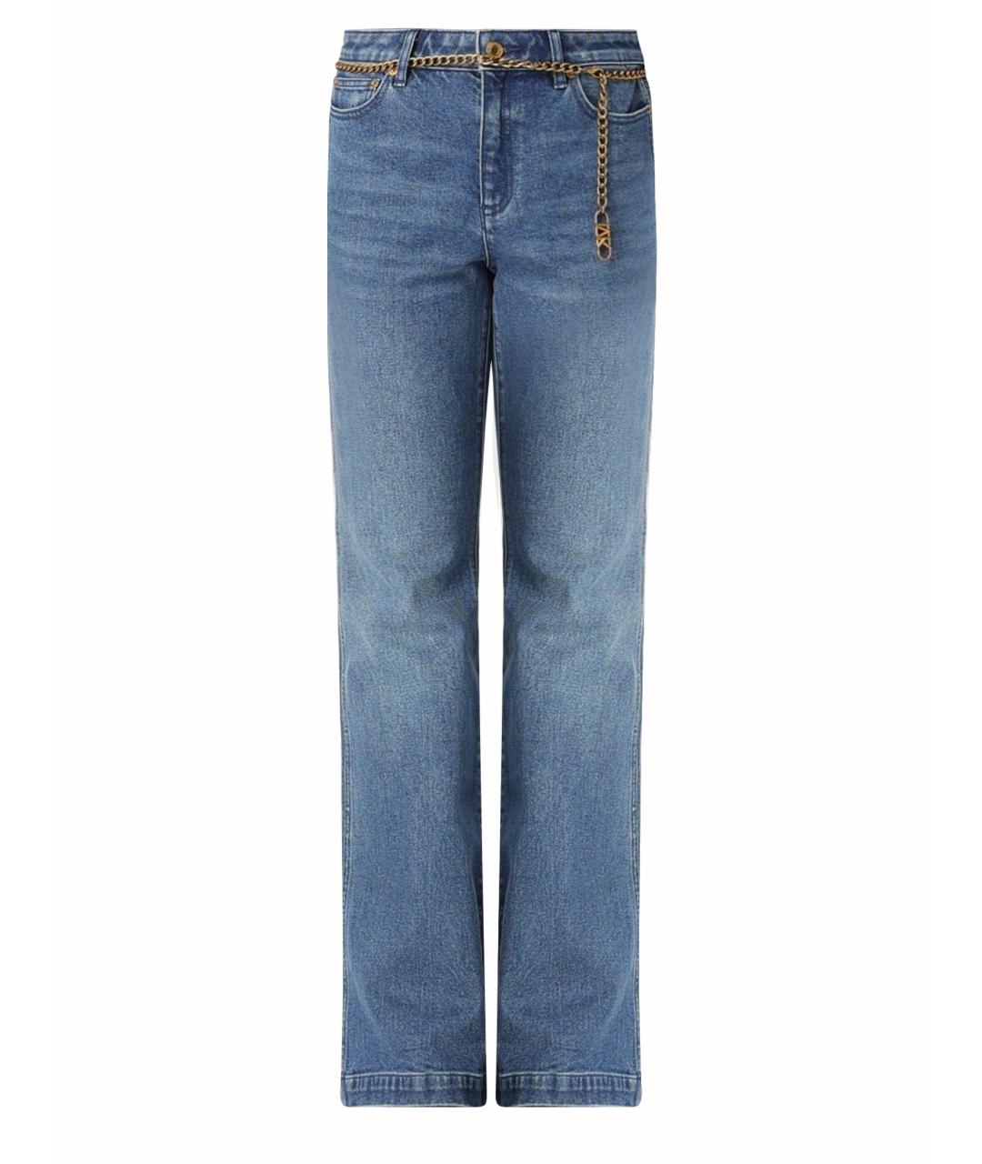 MICHAEL KORS Синие хлопковые прямые джинсы, фото 1