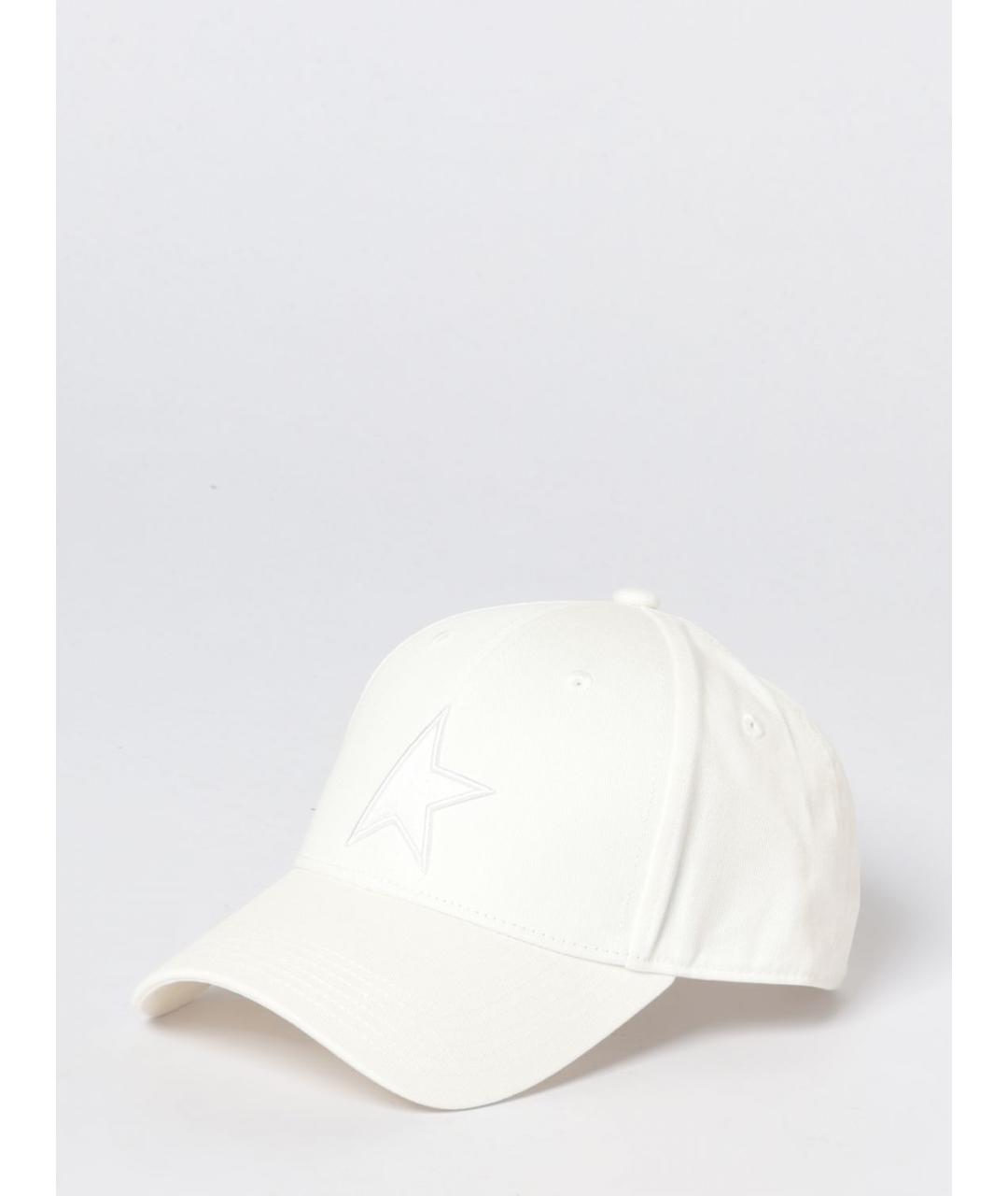 GOLDEN GOOSE DELUXE BRAND Белая хлопковая кепка, фото 4