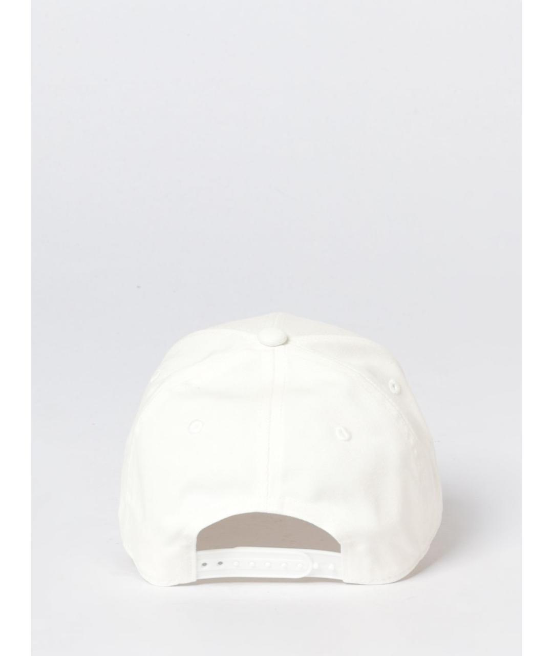 GOLDEN GOOSE DELUXE BRAND Белая хлопковая кепка, фото 3