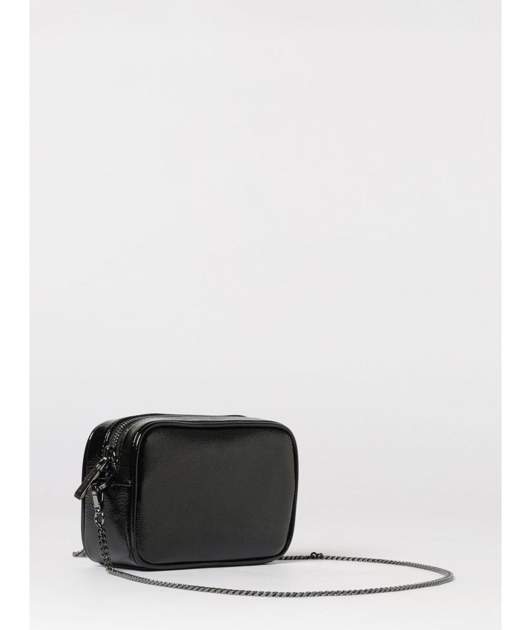 GOLDEN GOOSE DELUXE BRAND Черная кожаная сумка через плечо, фото 2