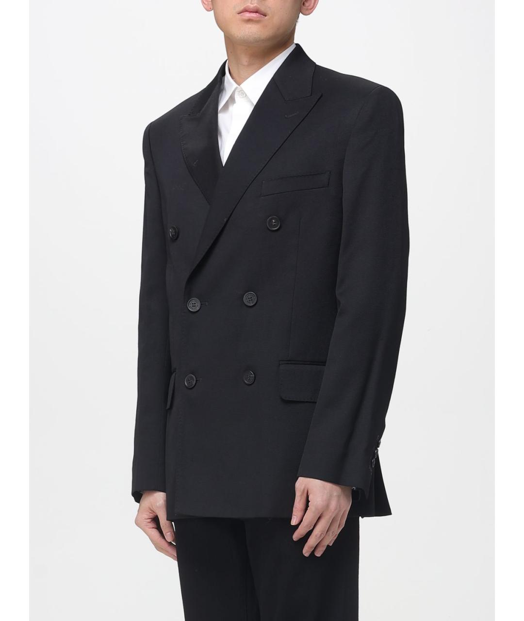 GOLDEN GOOSE DELUXE BRAND Черный шерстяной пиджак, фото 4