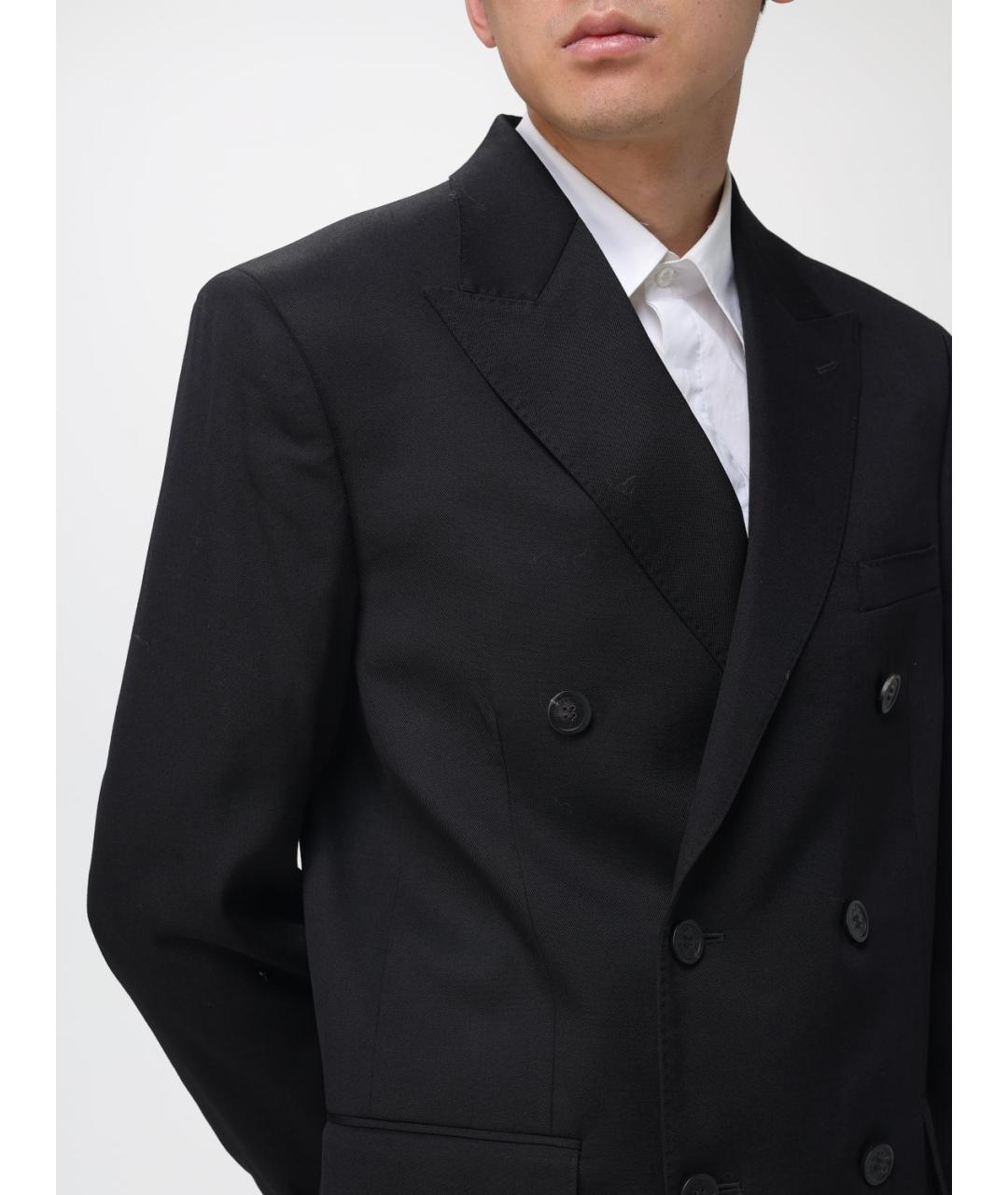 GOLDEN GOOSE DELUXE BRAND Черный шерстяной пиджак, фото 5